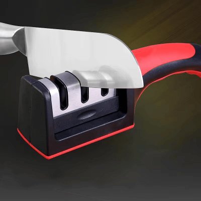 Aiguiseur de Couteau - KnifeSharpener™ - Rouge - Cuisine DG