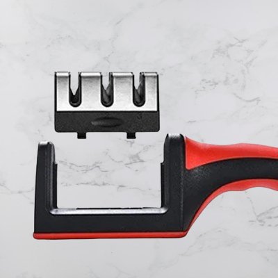 Aiguiseur de Couteau - KnifeSharpener™ - Rouge - Cuisine DG